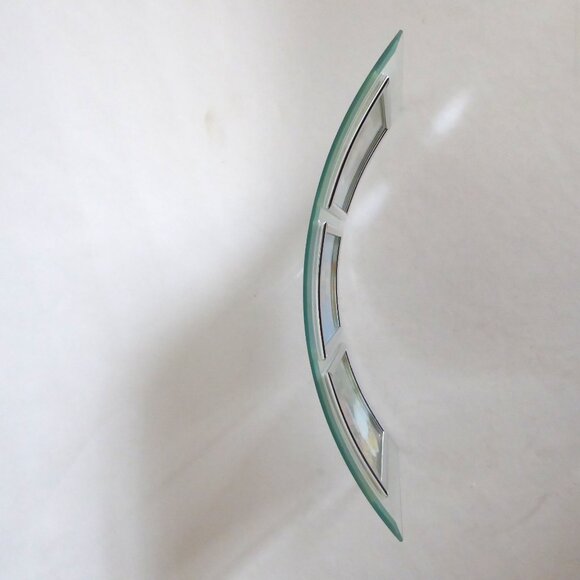 NEW 13” x 7” CURVED BEVELLED SILVER & GLASS COLLAGE PHOTO FRAME - Picture 6 of 12